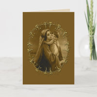 Vierge Marie avec Enfant Jésus, Gold Border Design