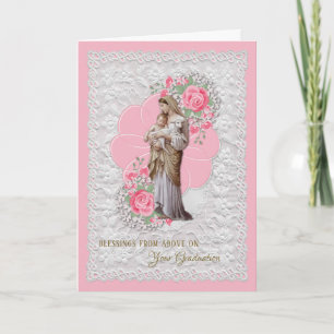 Cartes Pour Fêtes Annuelles Vierge religieuse Marie Jésus Diplôme catholique  