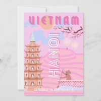 Vietnam Travel Art, rose