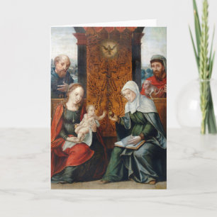 Cartes Pour Fêtes Annuelles Vieux Master Christmas Card - Joos van Cleve, 1525