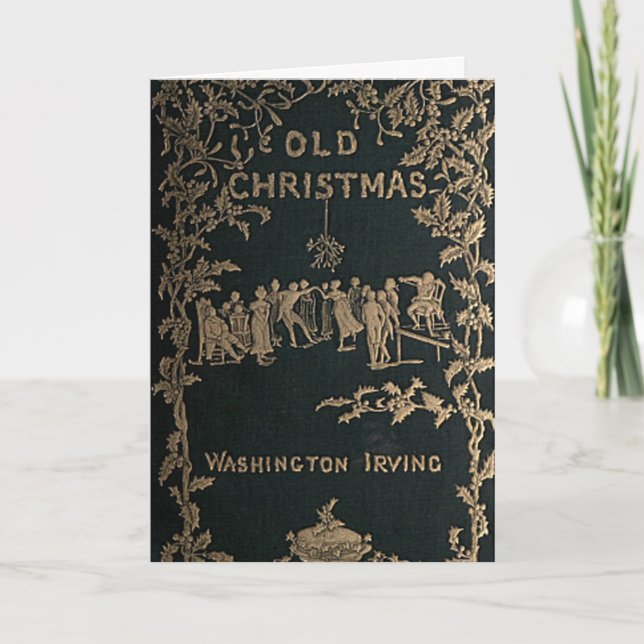 Cartes Pour Fêtes Annuelles Vieux Noël - Washington Irving (Devant)