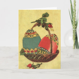 Cartes Pour Fêtes Annuelles vieux oeufs de pâques