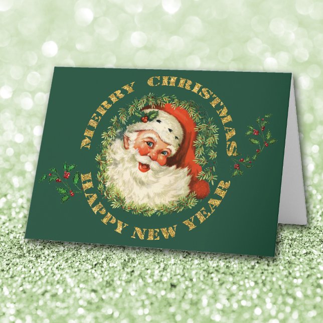 Cartes Pour Fêtes Annuelles Vieux Père Noël (Créateur téléchargé)