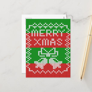Cartes Pour Fêtes Annuelles Vilain pull motif sonnettes Joyeux fils Xmas
