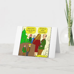 Cartes Pour Fêtes Annuelles vilains mots x94 1 bande dessinée