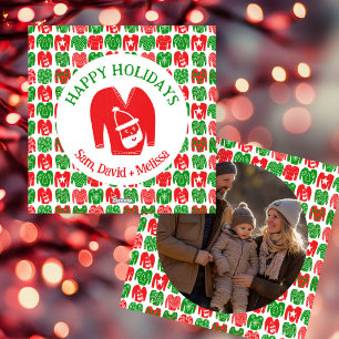 Cartes Pour Fêtes Annuelles Vilains pulls de Noël PHOTO SUR MESURE