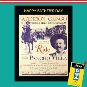 Cartes Pour Fêtes Annuelles Villa Pancho Fête des pères 💣 Salutation historiq