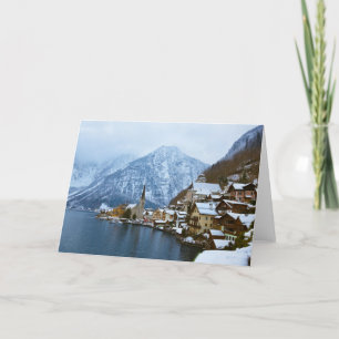 Cartes Pour Fêtes Annuelles Village Hallstatt Sur Le Lac - Salzbourg Autriche