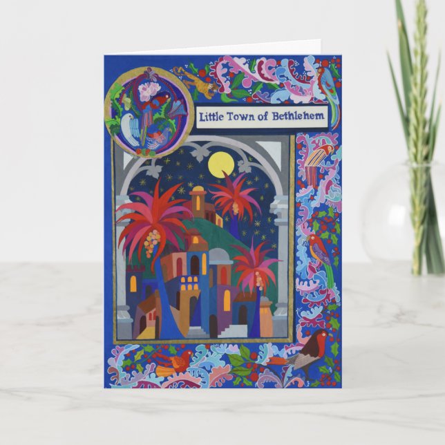 Cartes Pour Fêtes Annuelles Ville de Bethléhem (Devant)