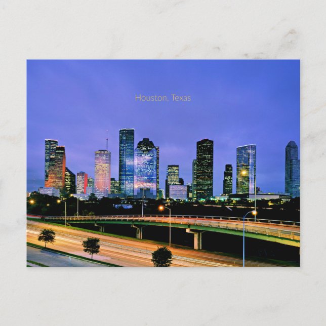 Cartes Pour Fêtes Annuelles Ville de Houston, Texas (Devant)