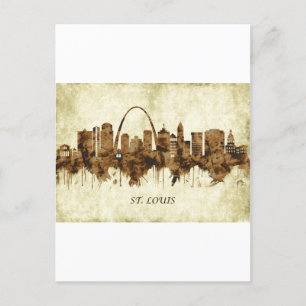Cartes Pour Fêtes Annuelles Ville de St. Louis Missouri