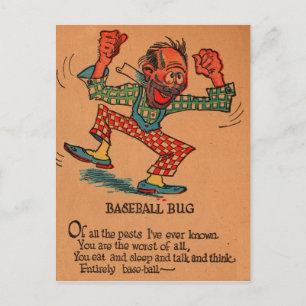 Cartes Pour Fêtes Annuelles vinaigre valentine des années 1930 : le bâton de b
