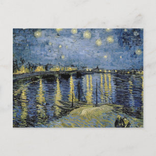 Cartes Pour Fêtes Annuelles Vincent van Gogh - Nuit étoilée 1888