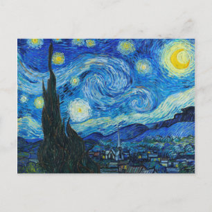 Cartes Pour Fêtes Annuelles Vincent Van Gogh - Starry Night