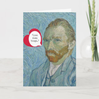 Cartes Pour Fêtes Annuelles Vincent van Gogh Valentine