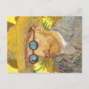 Cartes Pour Fêtes Annuelles Vincent Van Gogh With Sunglasses Holiday Postcard