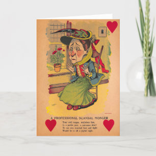Cartes Pour Fêtes Annuelles Vinegar vintage Valentine - Scandel Monger,