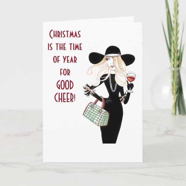 CARTES POUR FÊTES ANNUELLES VINS SÛRS !!!! CÉLÉBRER NOËL !!!!!! (Devant)