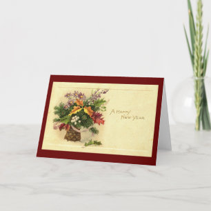 Cartes Pour Fêtes Annuelles Vintage