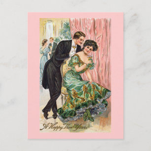 Cartes Pour Fêtes Annuelles Vintage Bonne année