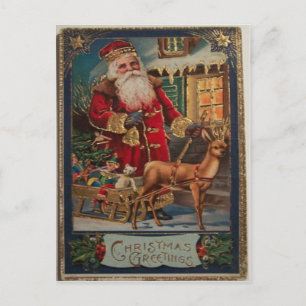 Cartes Pour Fêtes Annuelles Vintage Christmas