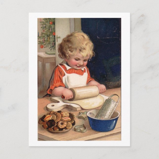 Cartes Pour Fêtes Annuelles Vintage Christmas (Devant)