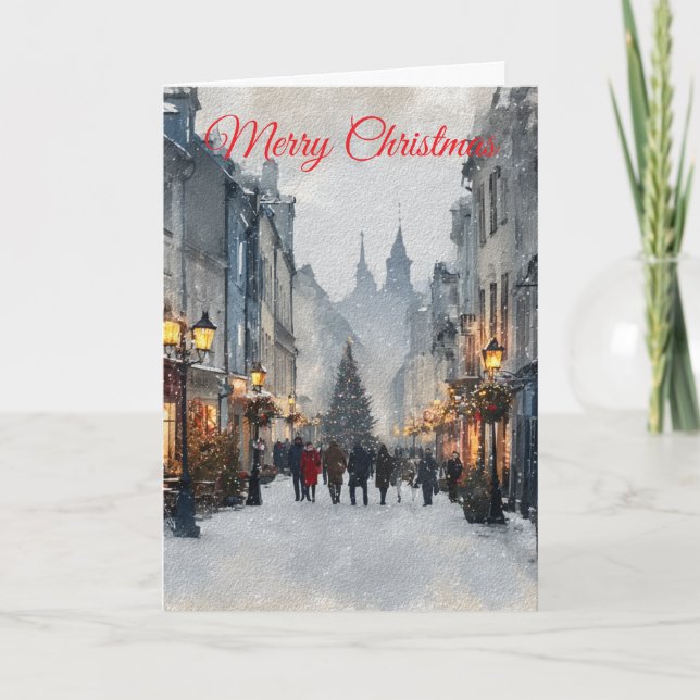 Cartes Pour Fêtes Annuelles Vintage Christmas (Devant)