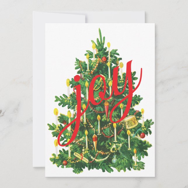 Cartes Pour Fêtes Annuelles Vintage Christmas (Devant)