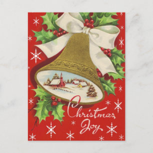 Cartes Pour Fêtes Annuelles Vintage Christmas Bells