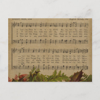 Cartes Pour Fêtes Annuelles Vintage Christmas Carol