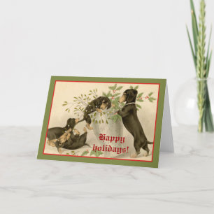 Cartes Pour Fêtes Annuelles Vintage Christmas Victorian