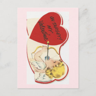Cartes Pour Fêtes Annuelles Vintage Cupid Valentine