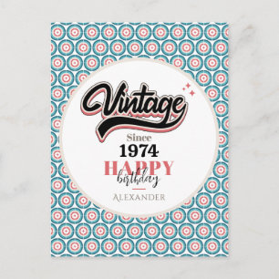 Cartes Pour Fêtes Annuelles Vintage depuis - 1974