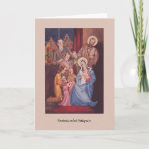 Cartes Pour Fêtes Annuelles Vintage Dutch Christmas Greeting Card