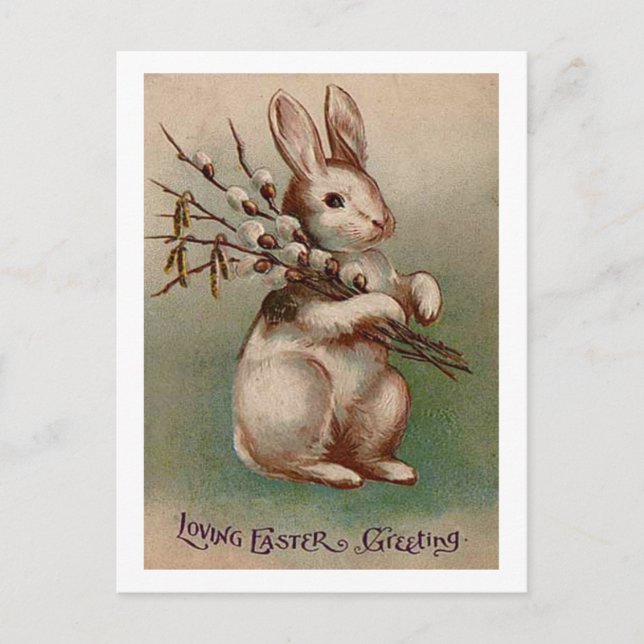 Cartes Pour Fêtes Annuelles Vintage Easter (Devant)