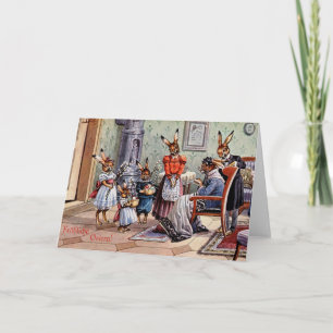 Cartes Pour Fêtes Annuelles Vintage German - La vision de Bunnie Grandma on Ea