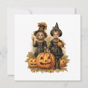 Cartes Pour Fêtes Annuelles Vintage Halloween