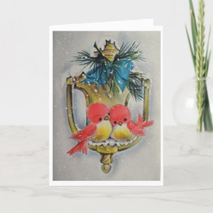 Cartes Pour Fêtes Annuelles Vintage - Inséparables de Noël,