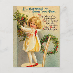 Cartes Pour Fêtes Annuelles Vintage Kids