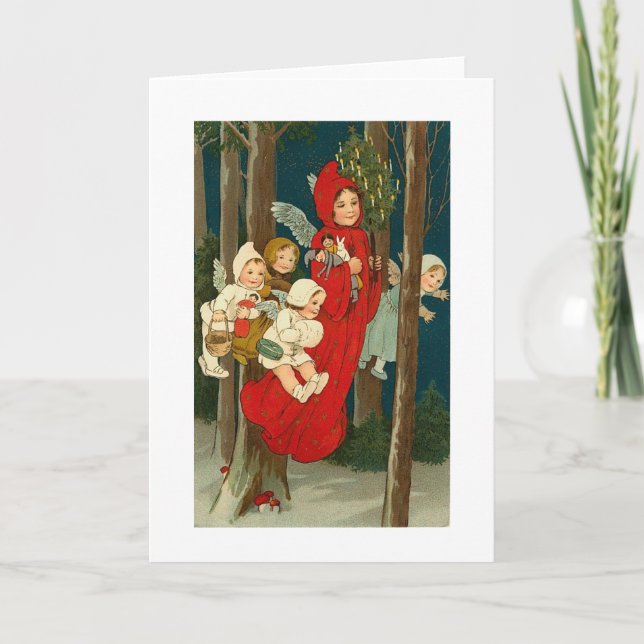 Cartes Pour Fêtes Annuelles Vintage, Noël (Devant)