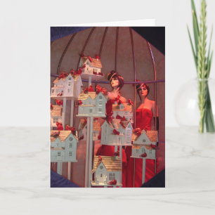 Cartes Pour Fêtes Annuelles Vintage Noël à New York