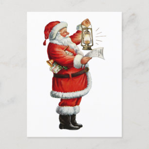 Cartes Pour Fêtes Annuelles Vintage Noël Père Noël