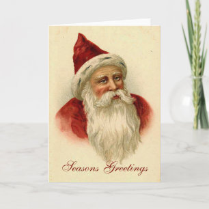 Cartes Pour Fêtes Annuelles Vintage Noël Père Noël