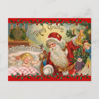 Cartes Pour Fêtes Annuelles Vintage Noël St. Nick