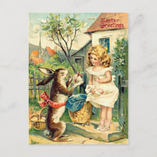 Cartes Pour Fêtes Annuelles Vintage : pâques -