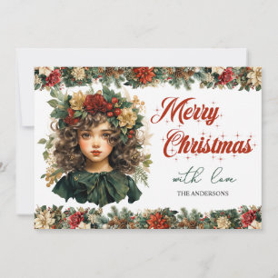 Cartes Pour Fêtes Annuelles Vintage rétro classique de Noël