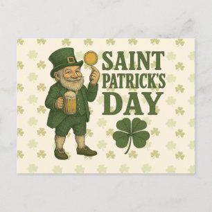 Cartes Pour Fêtes Annuelles Vintage, Saint Patrick le jour de la Saint-Patrick