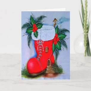 Cartes Pour Fêtes Annuelles Vintage Snowman