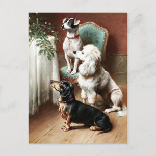 Cartes Pour Fêtes Annuelles Vintage - Une retraite de Noël