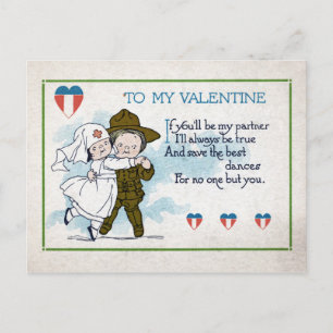 CARTES POUR FÊTES ANNUELLES VINTAGE VALENTINE